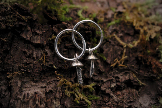 Tiny Fungi Earrings #36