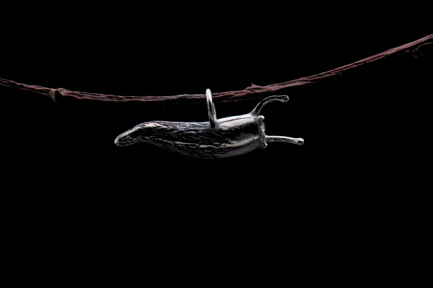 Curious Slug Pendant #1