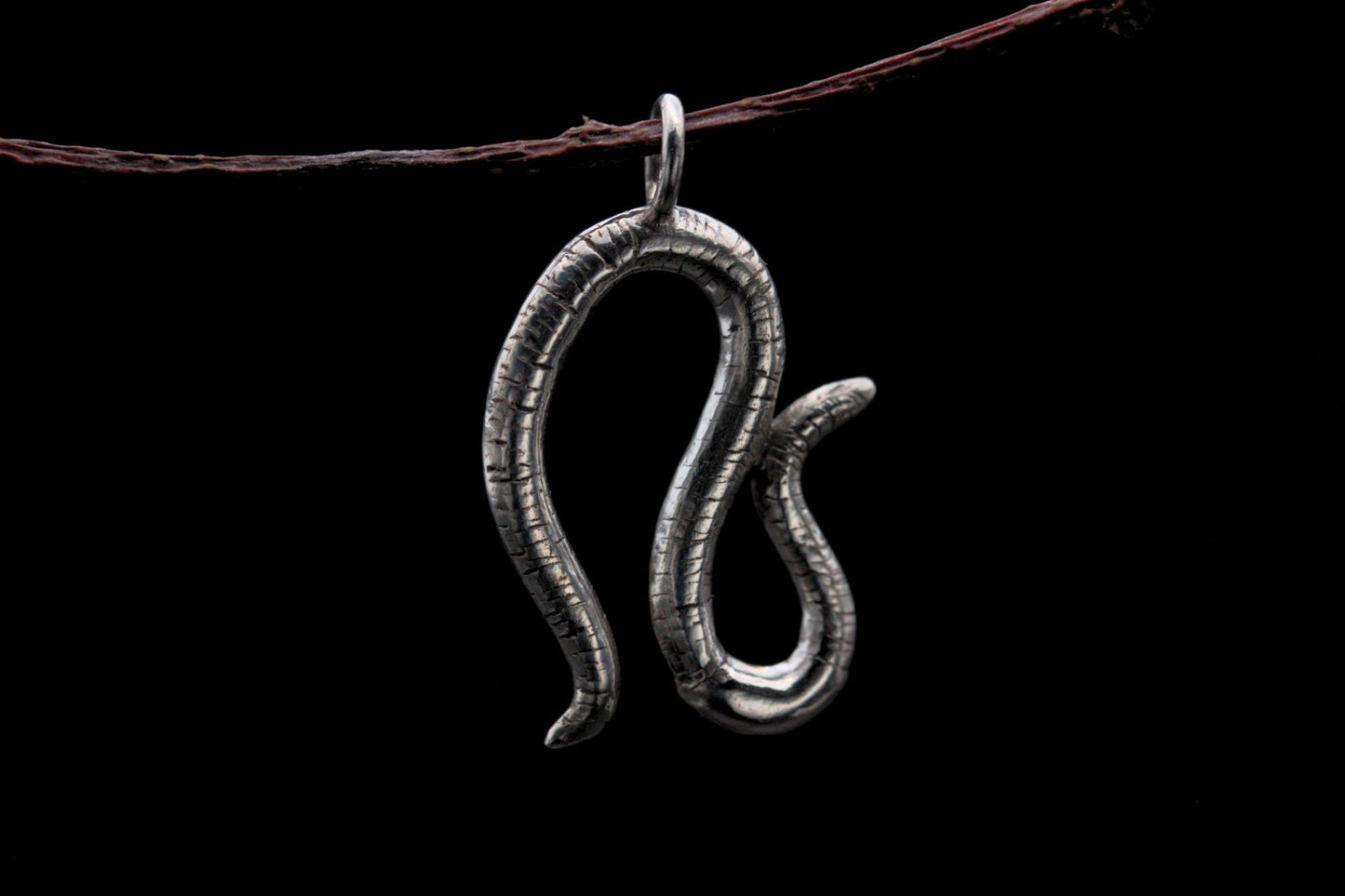 Curious Worm Pendant