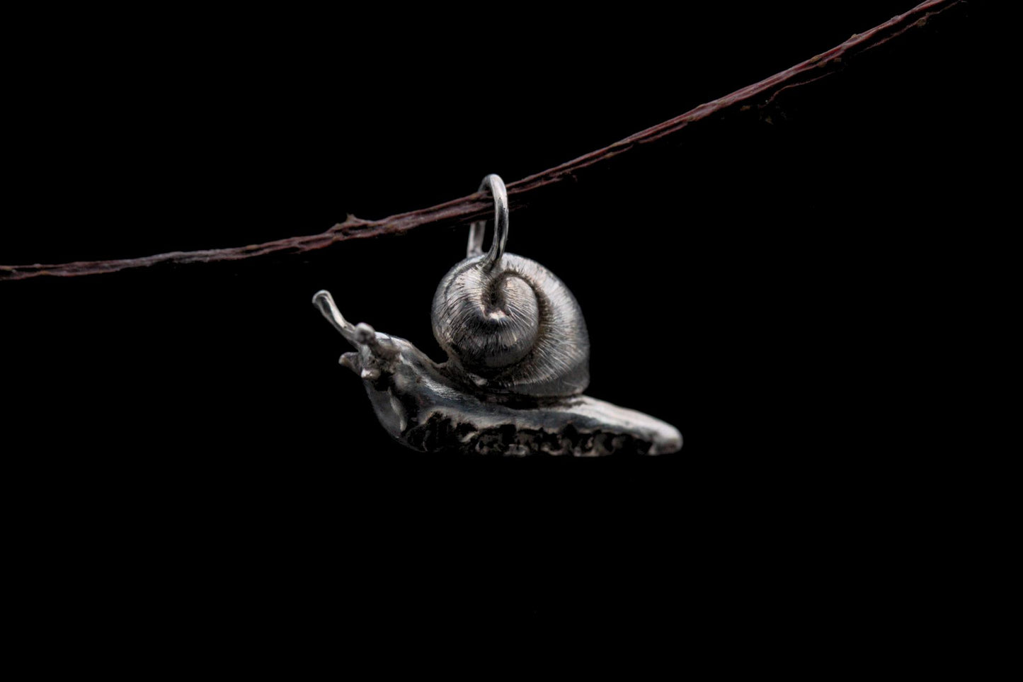 Curious Snail Pendant