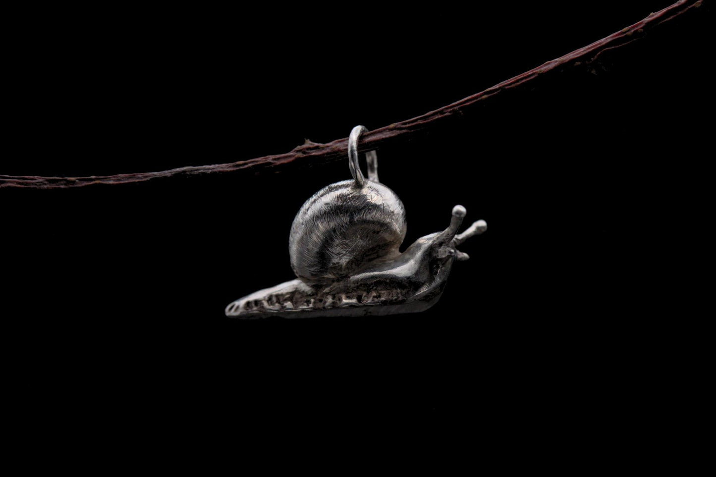 Curious Snail Pendant