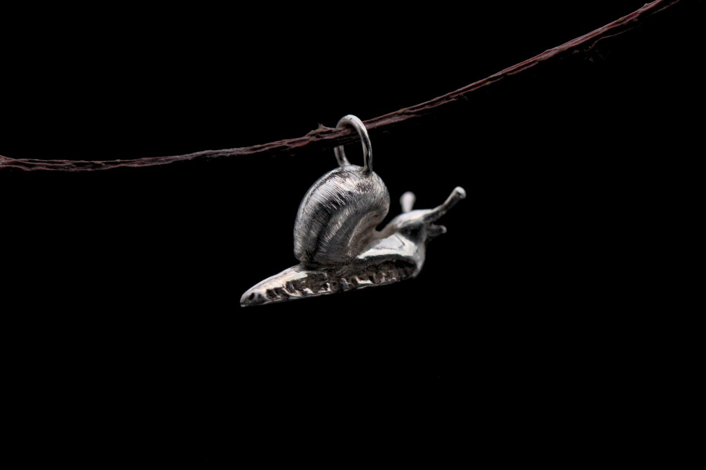 Curious Snail Pendant