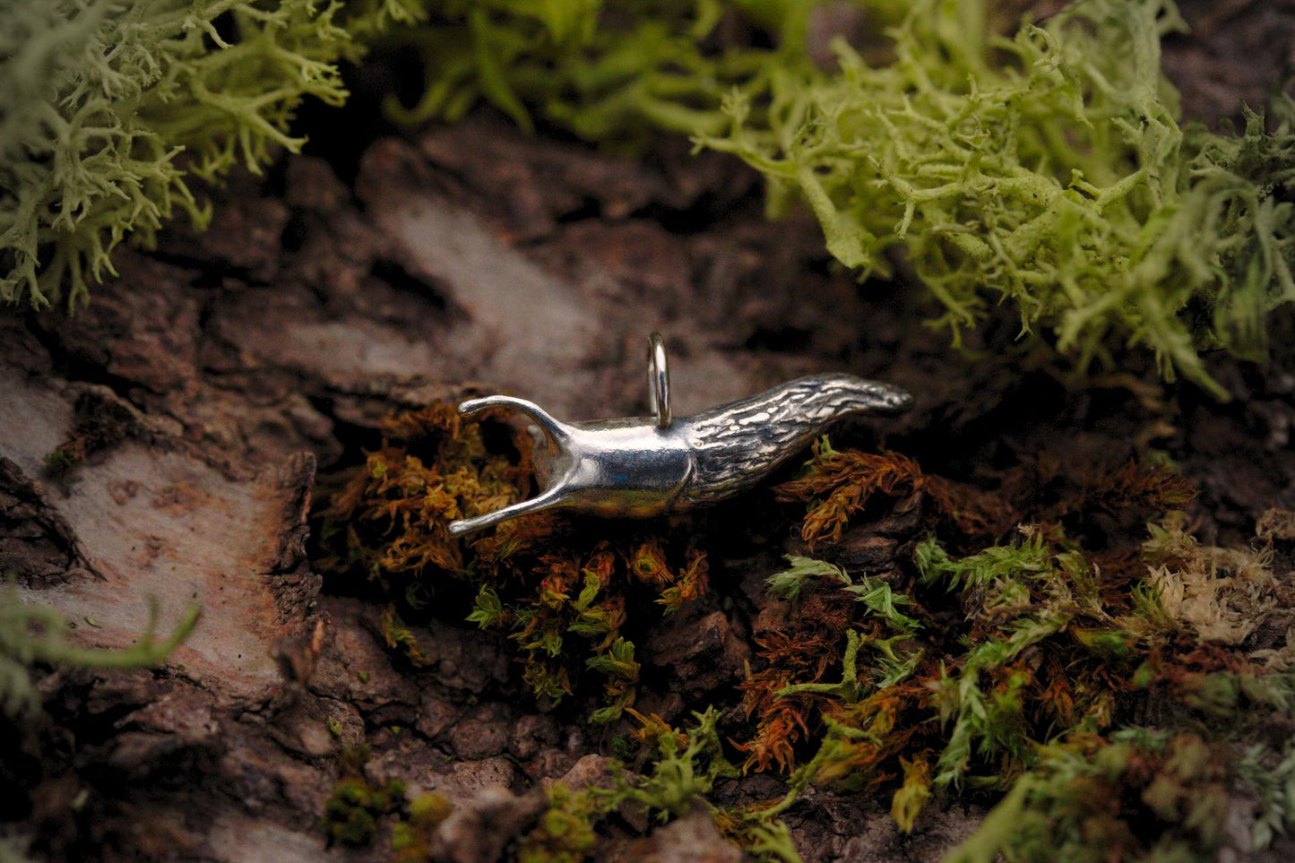 Curious Slug Pendant #1