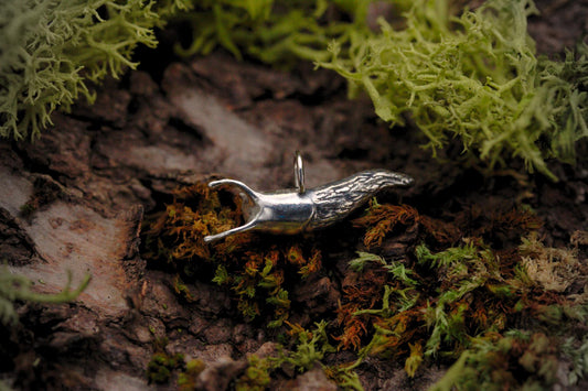 Curious Slug Pendant #1