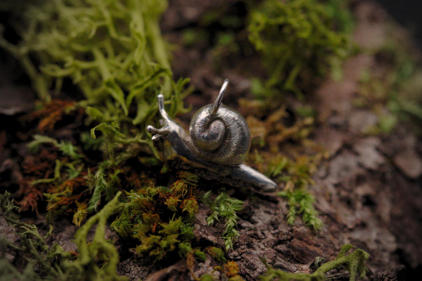 Curious Snail Pendant
