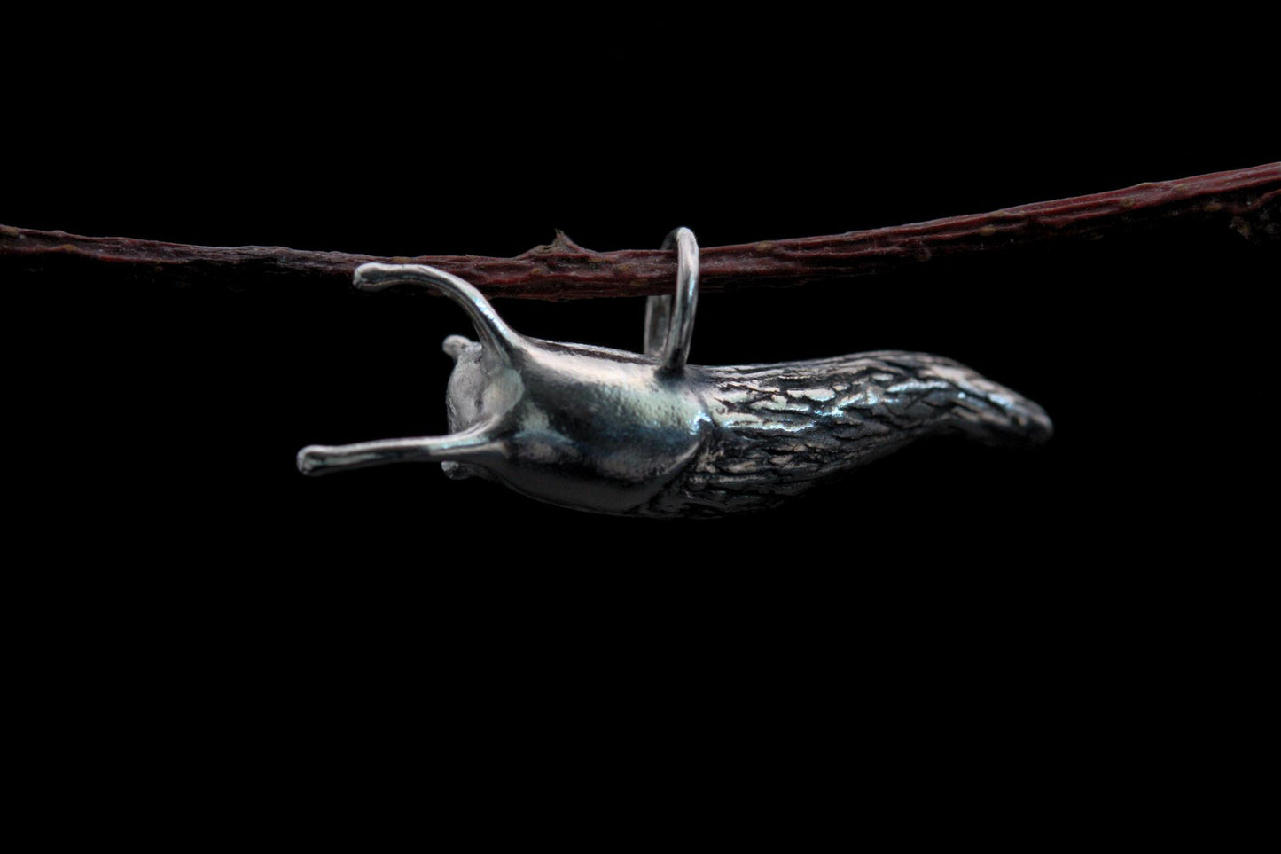 Curious Slug Pendant #2