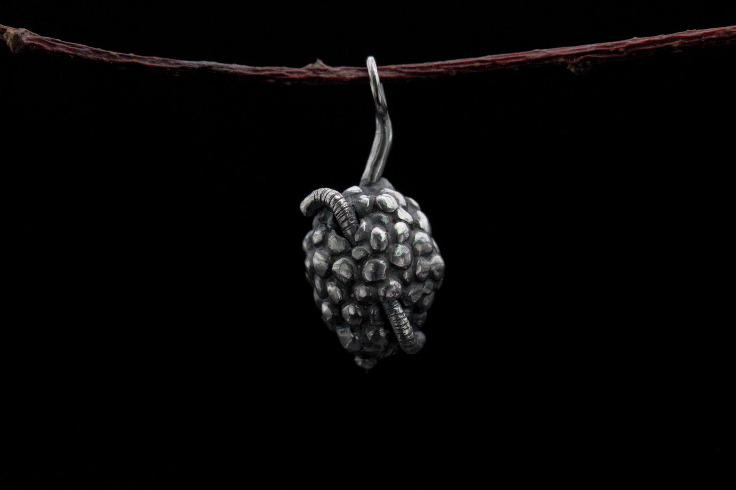 Curious Blackberry Pendant