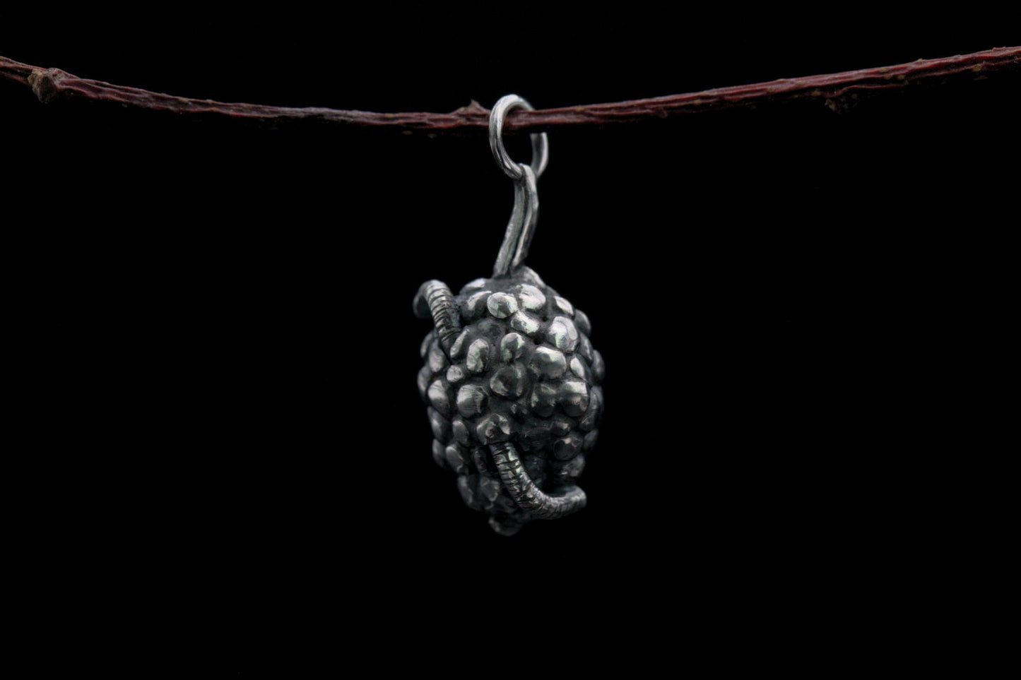 Curious Blackberry Pendant