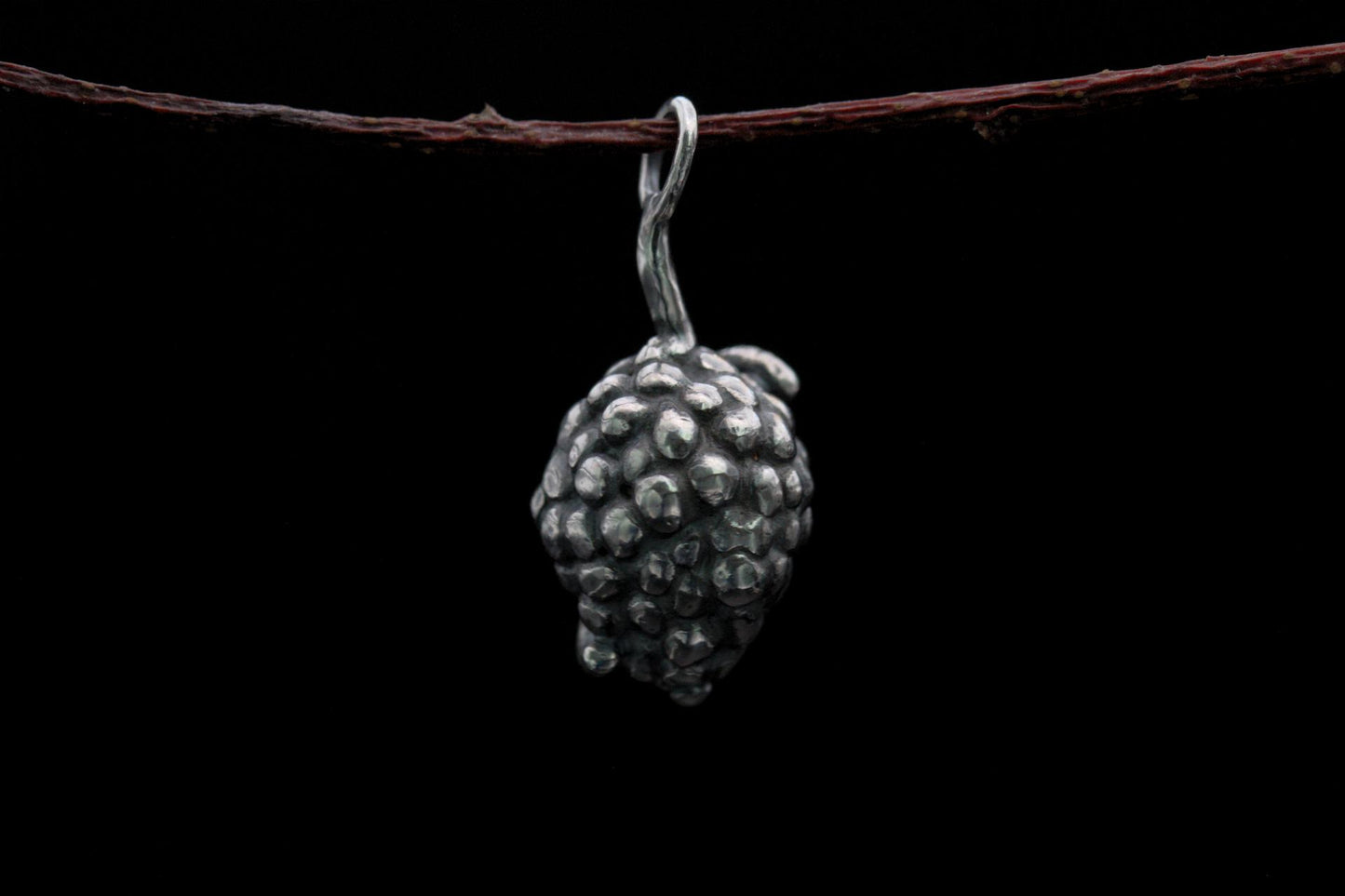 Curious Blackberry Pendant