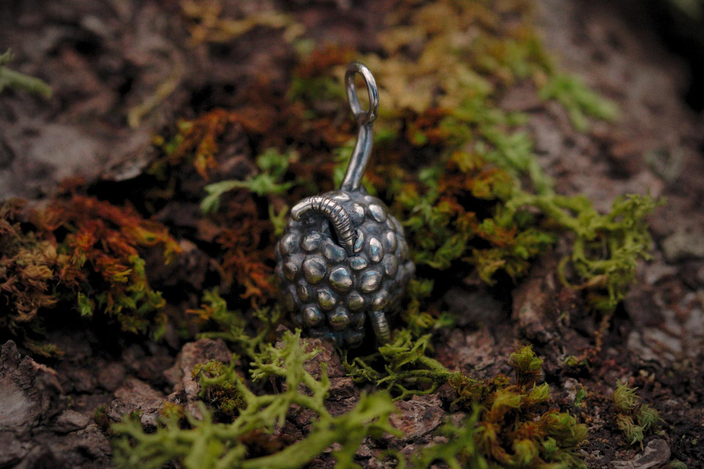 Curious Blackberry Pendant