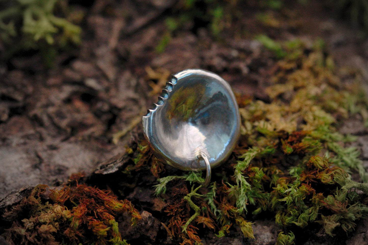 Chomped Chanterelle Pendant