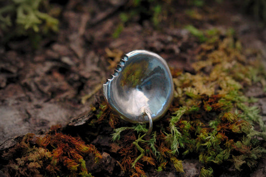 Chomped Chanterelle Pendant