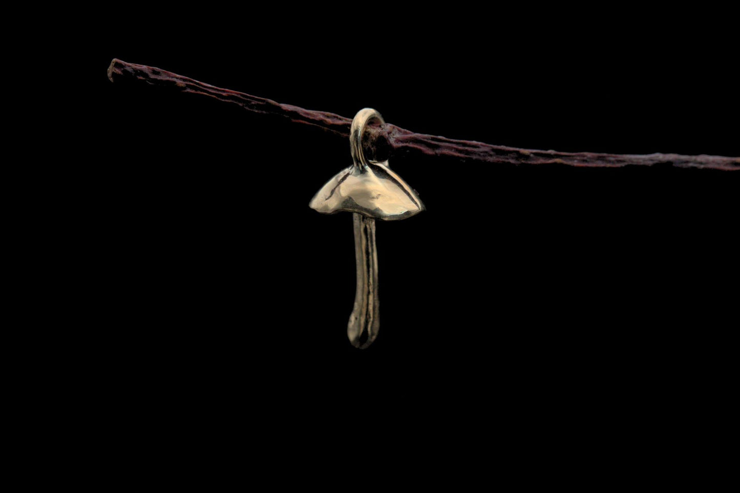 18ct Gold Fungi Pendant #1