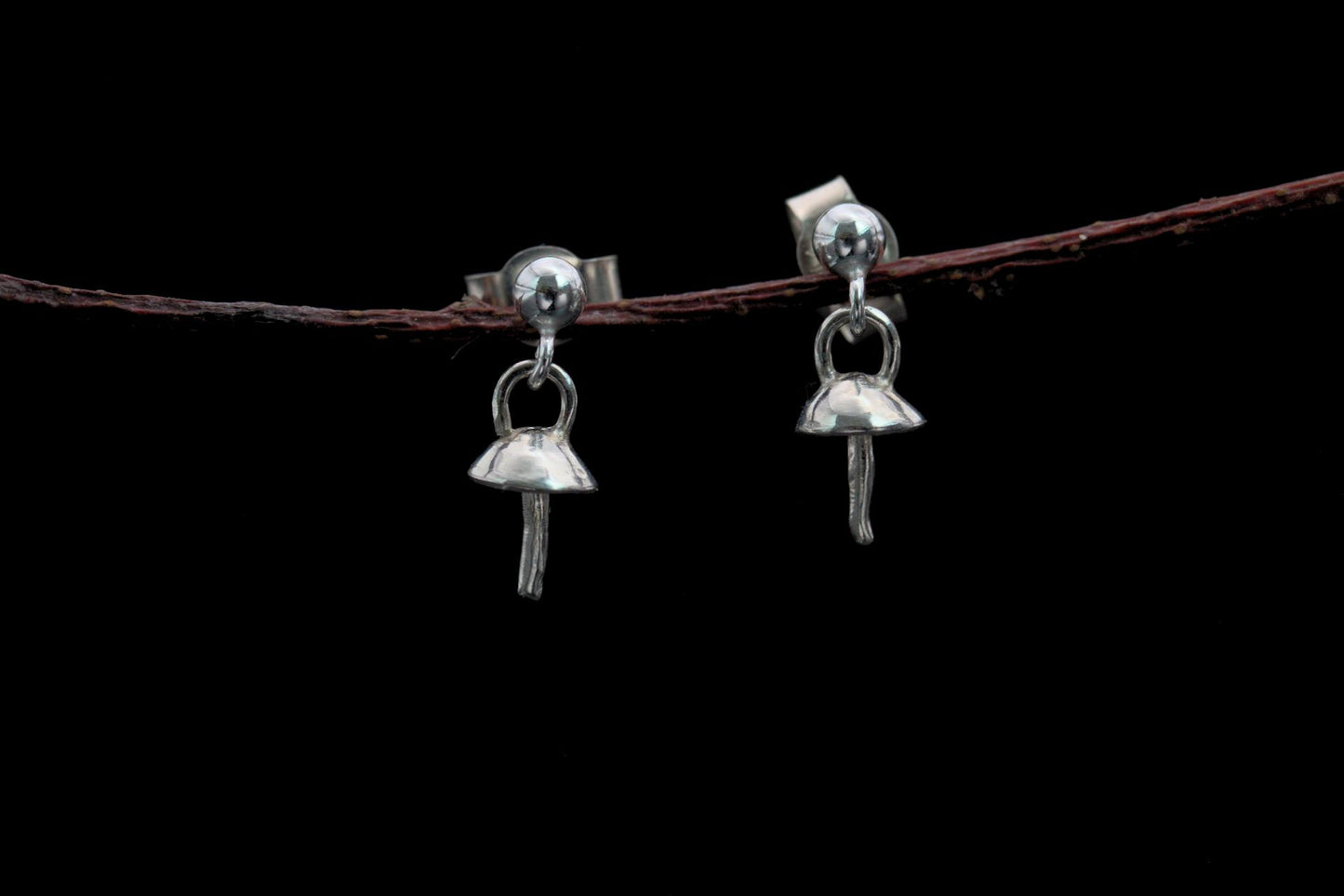 Tiny Fungi Earrings #40