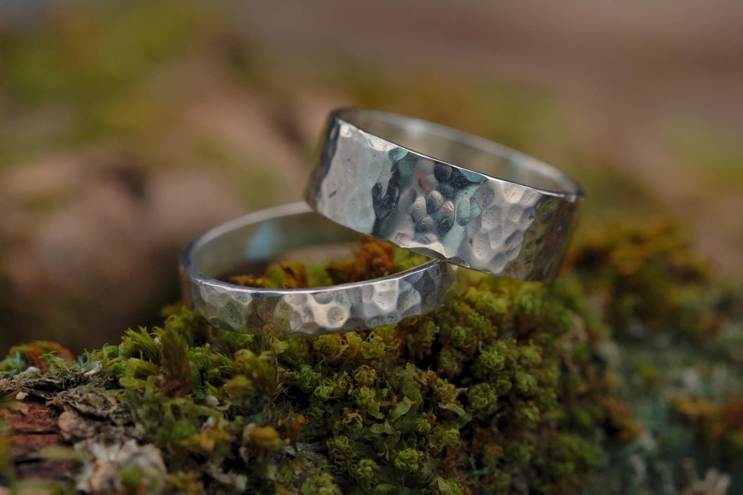 Dimpled Ring - Wide