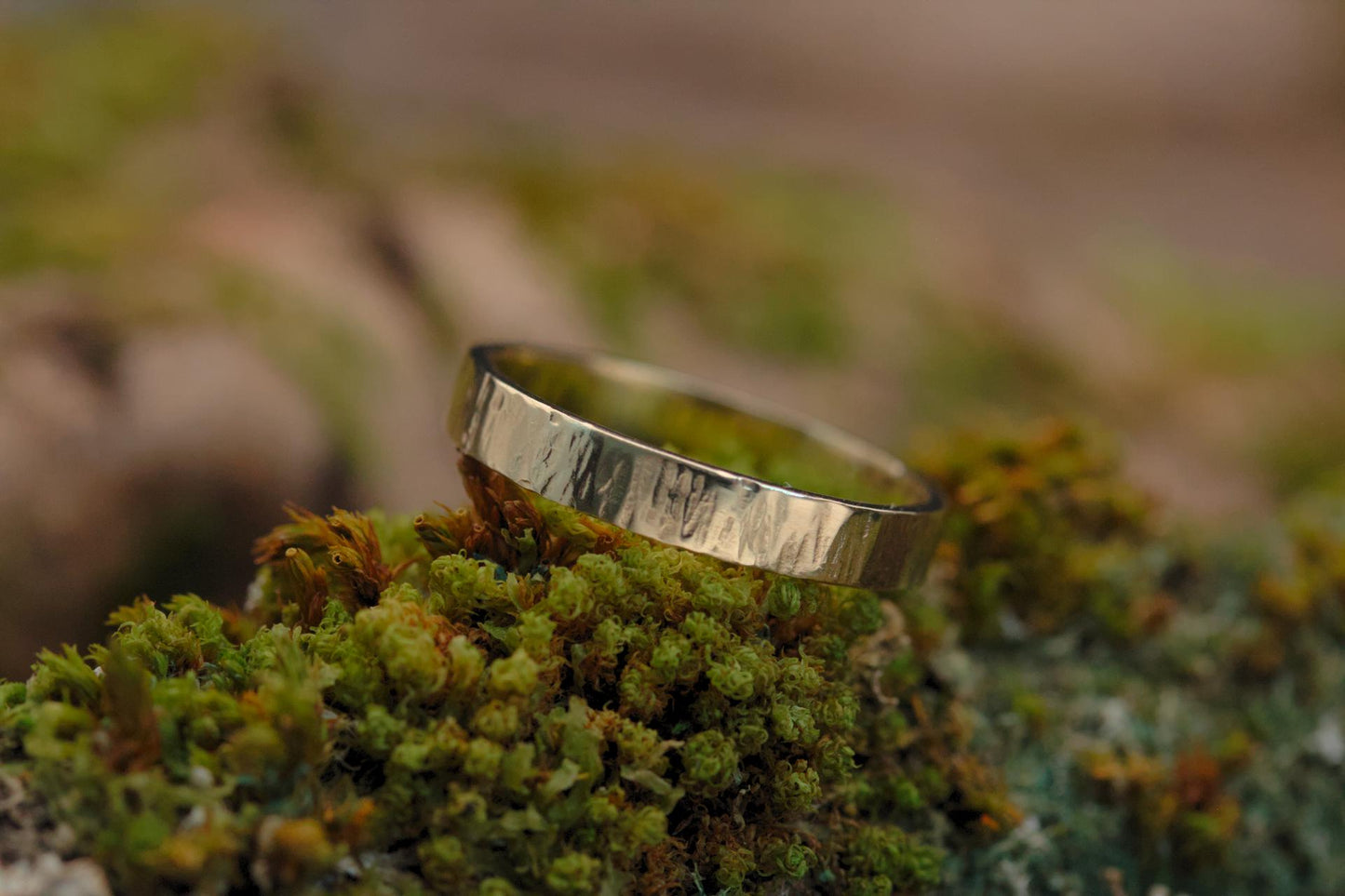 Bark Ring - 9ct Gold