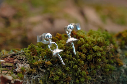 Tiny Fungi Earrings #40