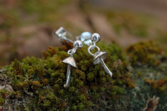 Tiny Fungi Earrings #41