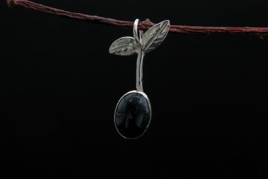 Seedling Pendant - Moss Agate