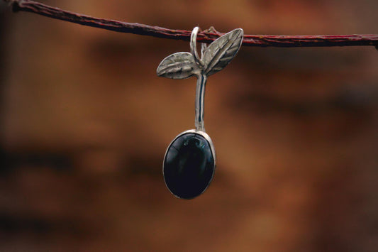 Seedling Pendant - Moss Agate