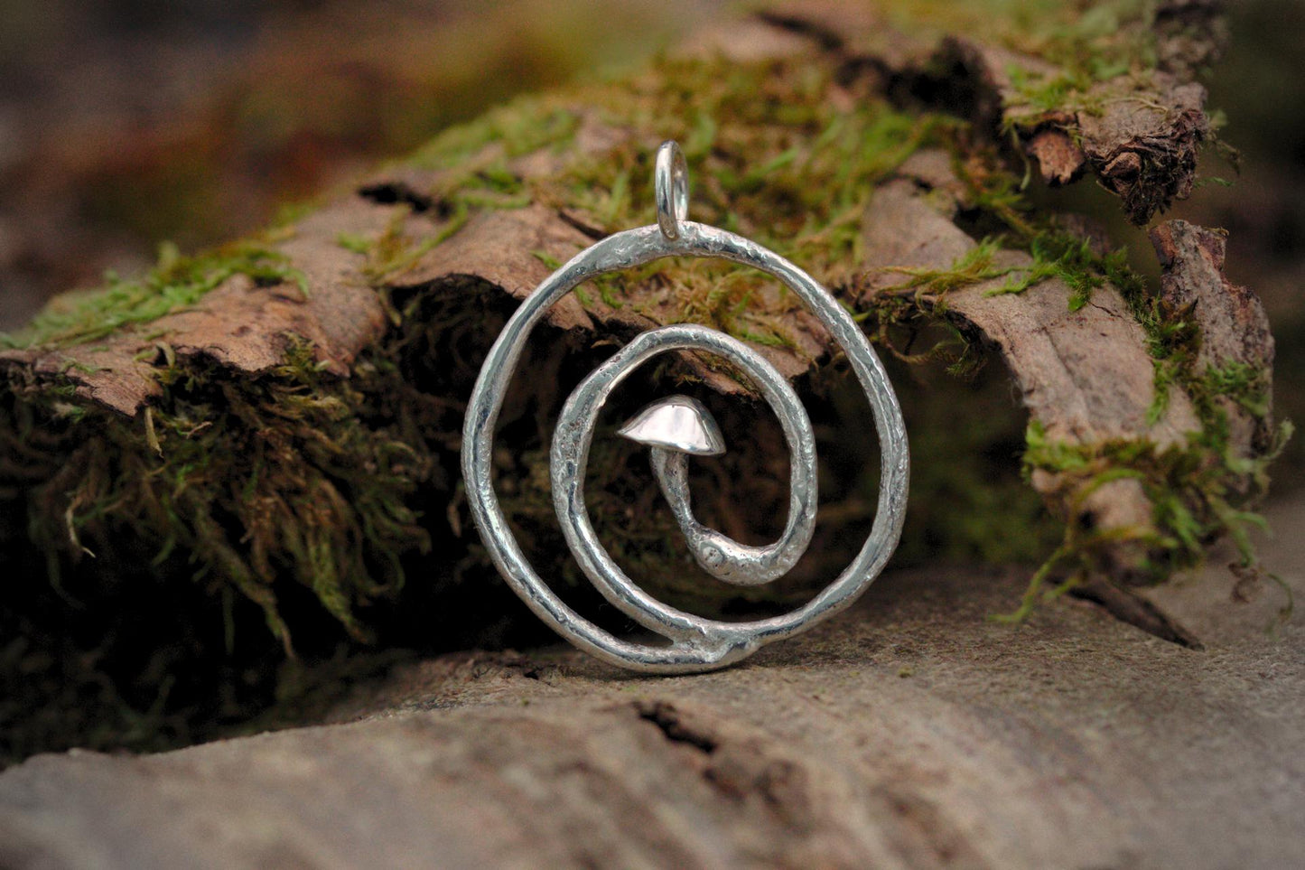 Fungi Pendant #32 - Spiral