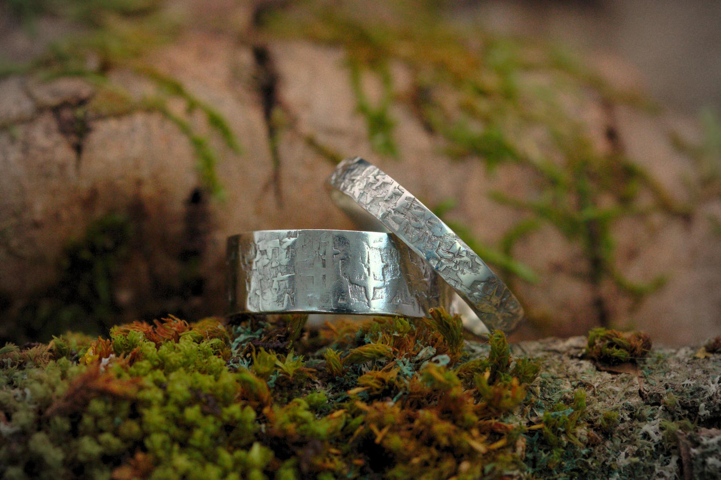 Hatched Ring - Wide