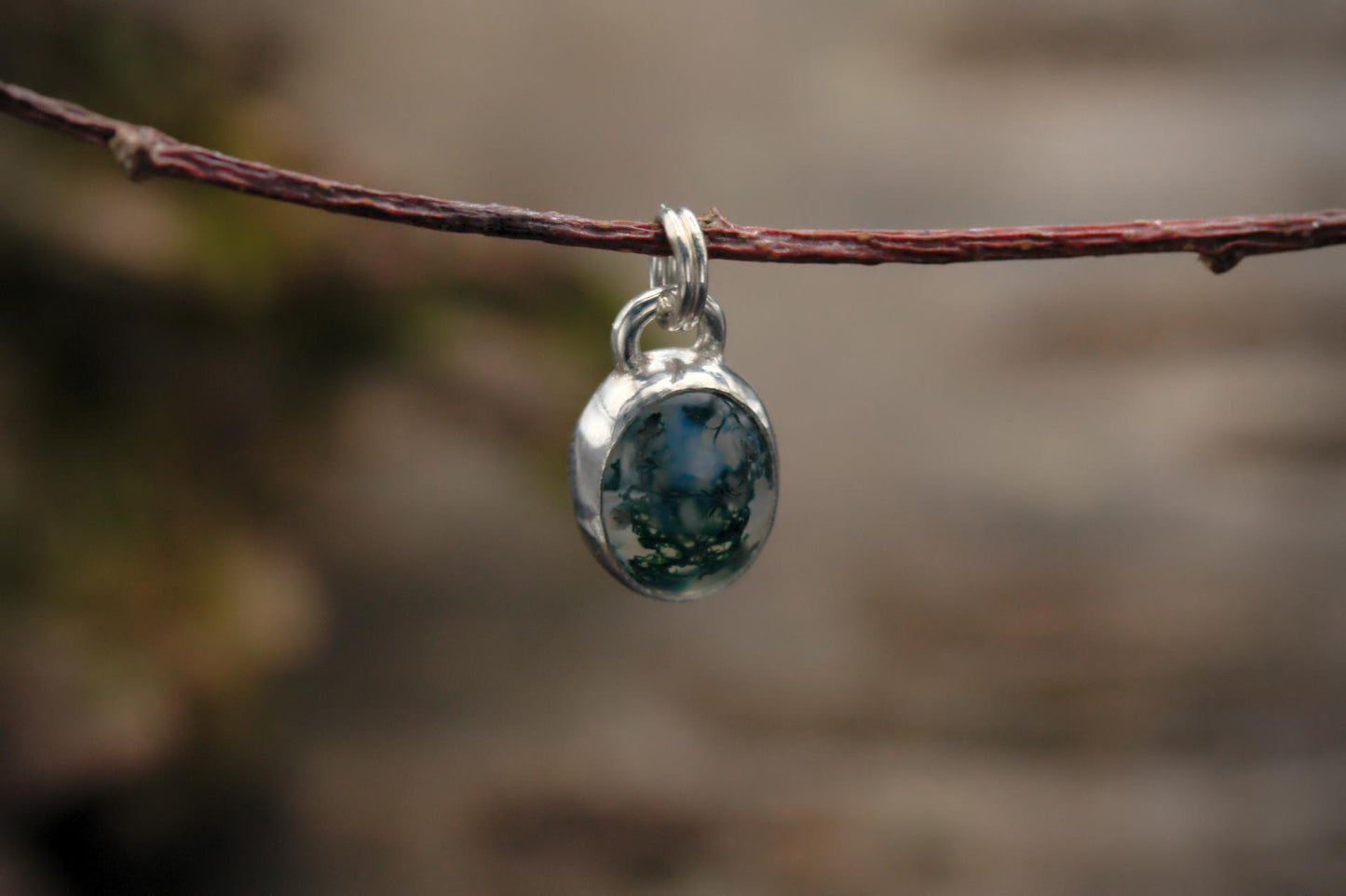 Moss Agate Pendant #2