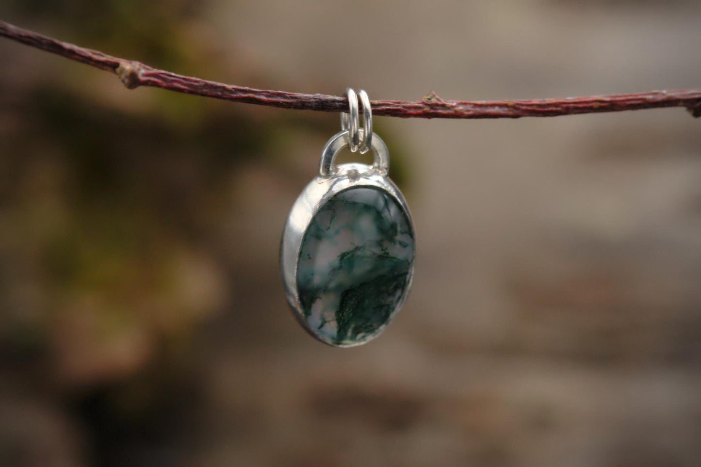 Moss Agate Pendant #1