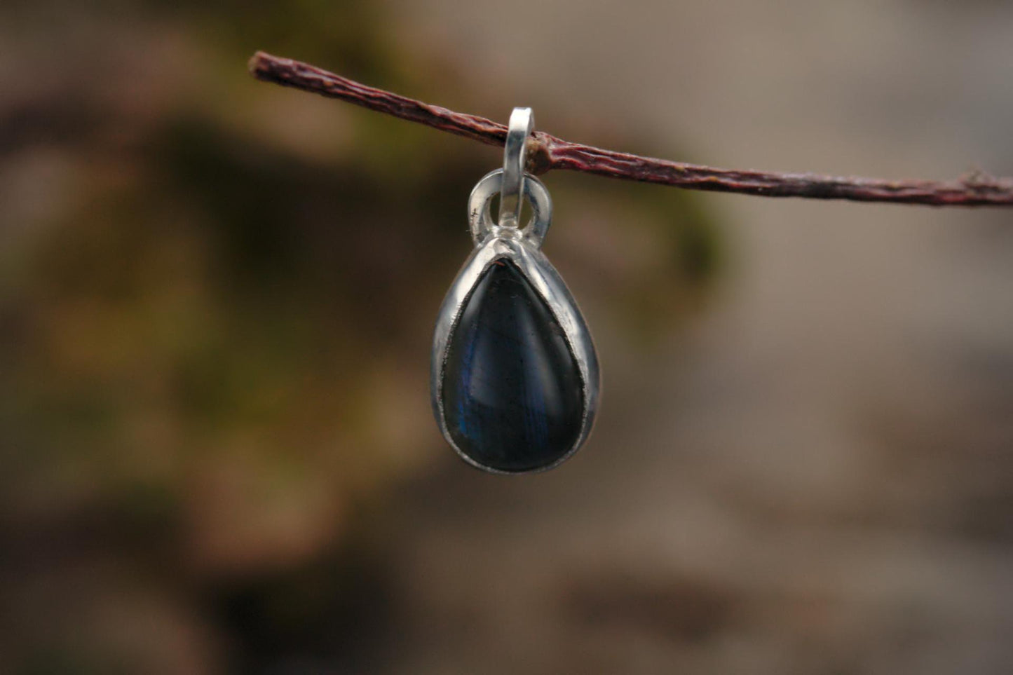 Labradorite Teardrop Pendant