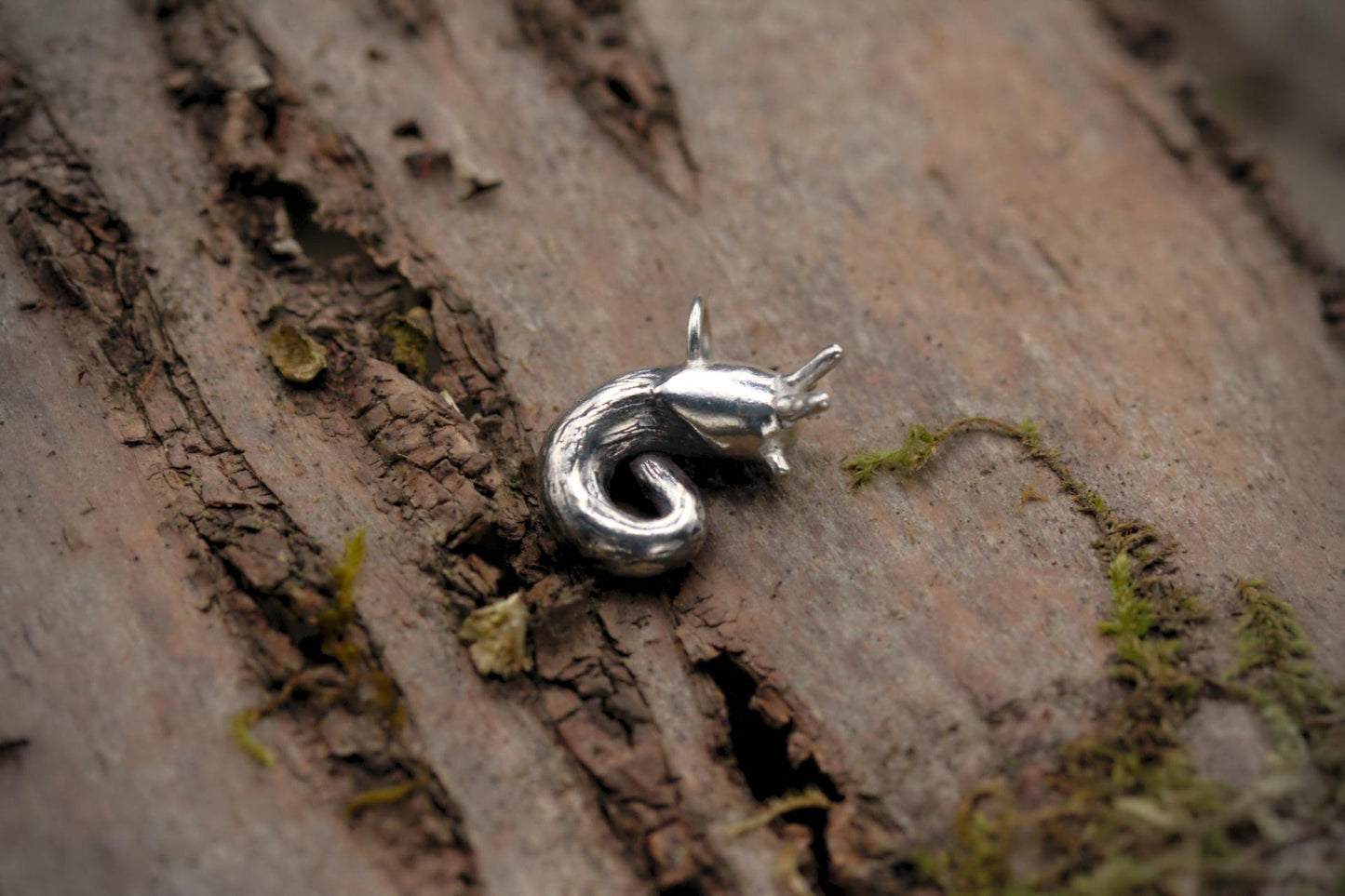 Curious Slug Pendant #6