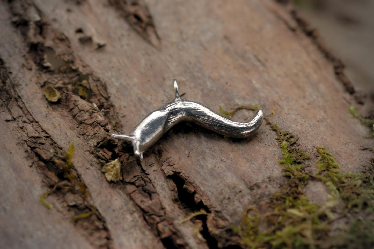 Curious Slug Pendant #7