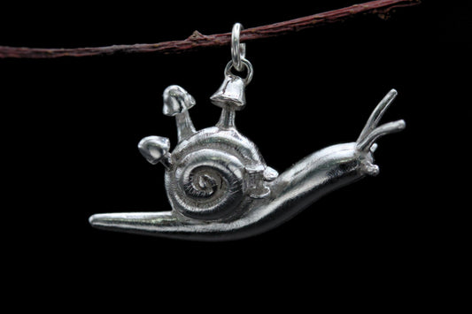 Shroom Snail Pendant