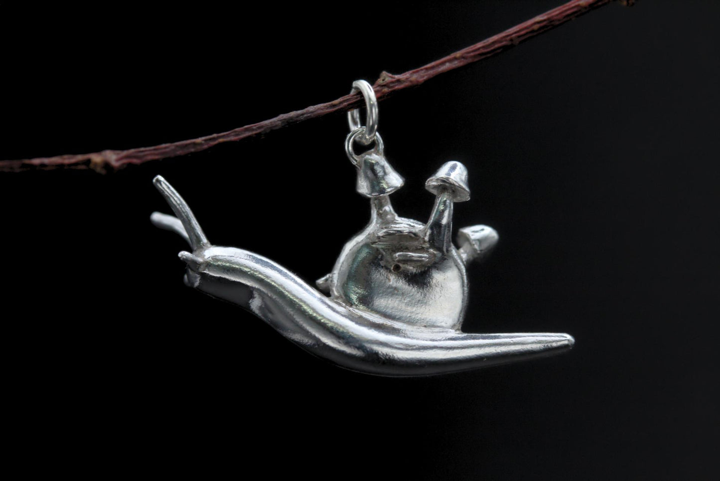Shroom Snail Pendant