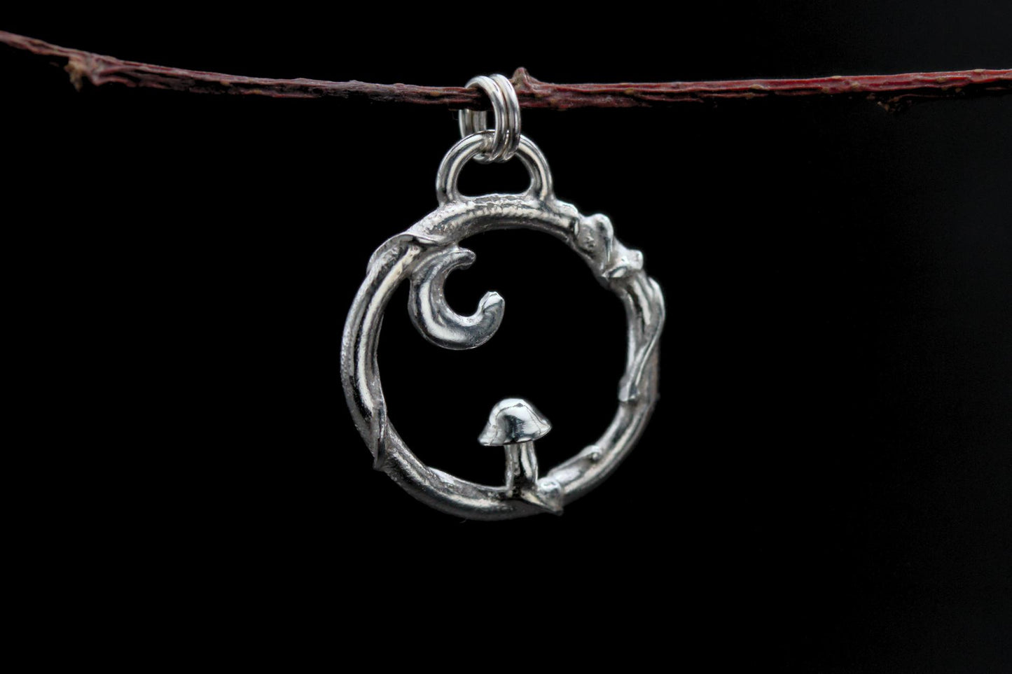 Fungi Pendant #37 - Beneath The Moon