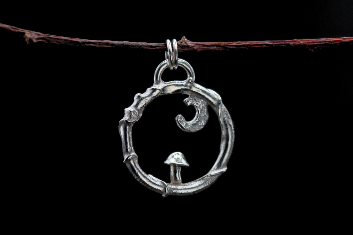 Fungi Pendant #37 - Beneath The Moon
