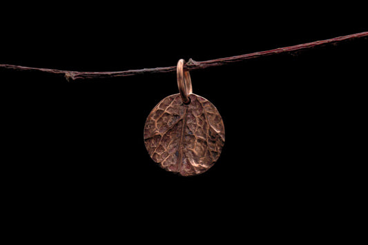 Copper Imprint Pendant