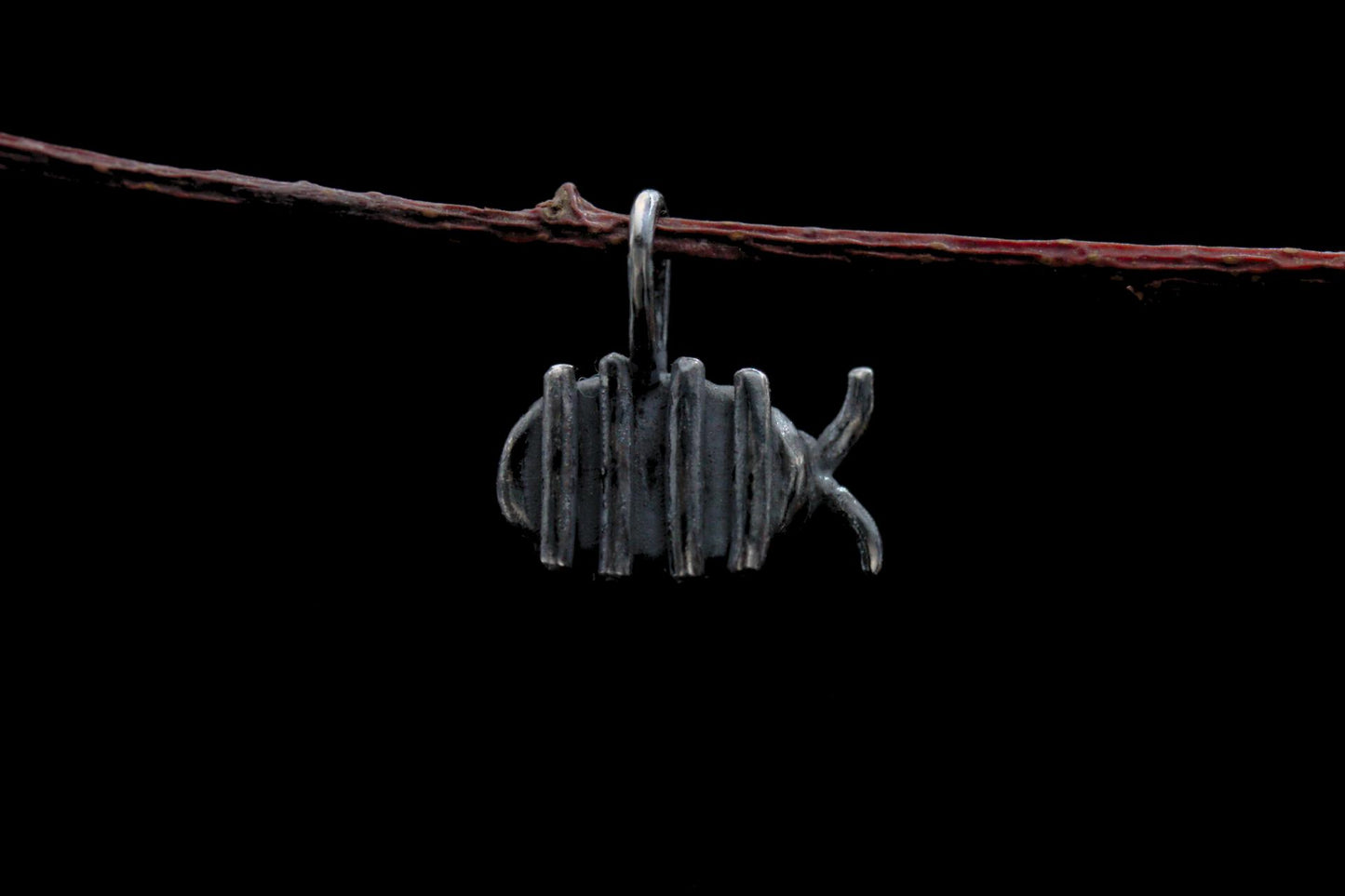 Curious Isopod Pendant #2
