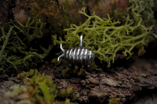 Curious Isopod Pendant #2