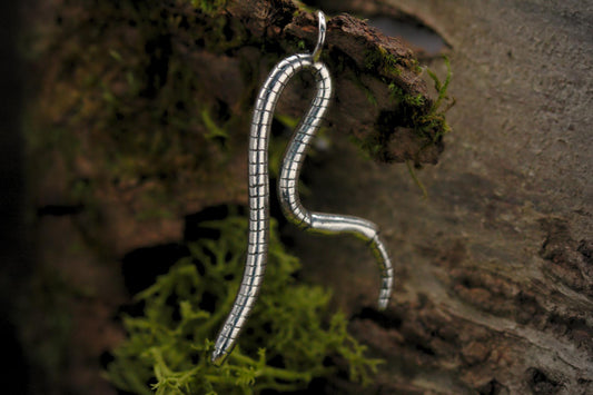 Curious Worm Pendant #3