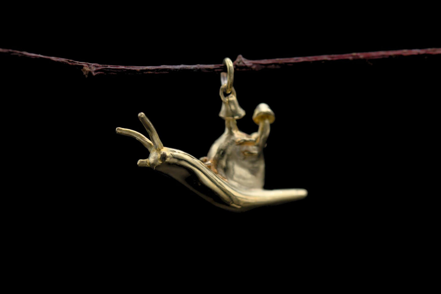 Shroom Snail Pendant