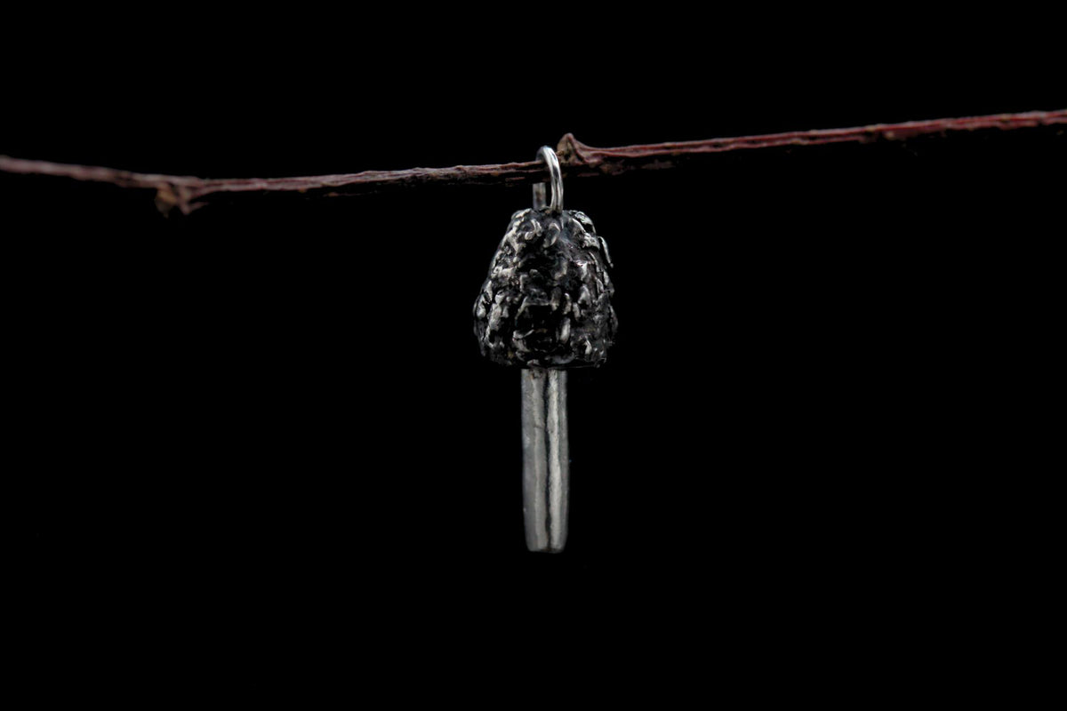 Shaggy Inkcap Pendant #2