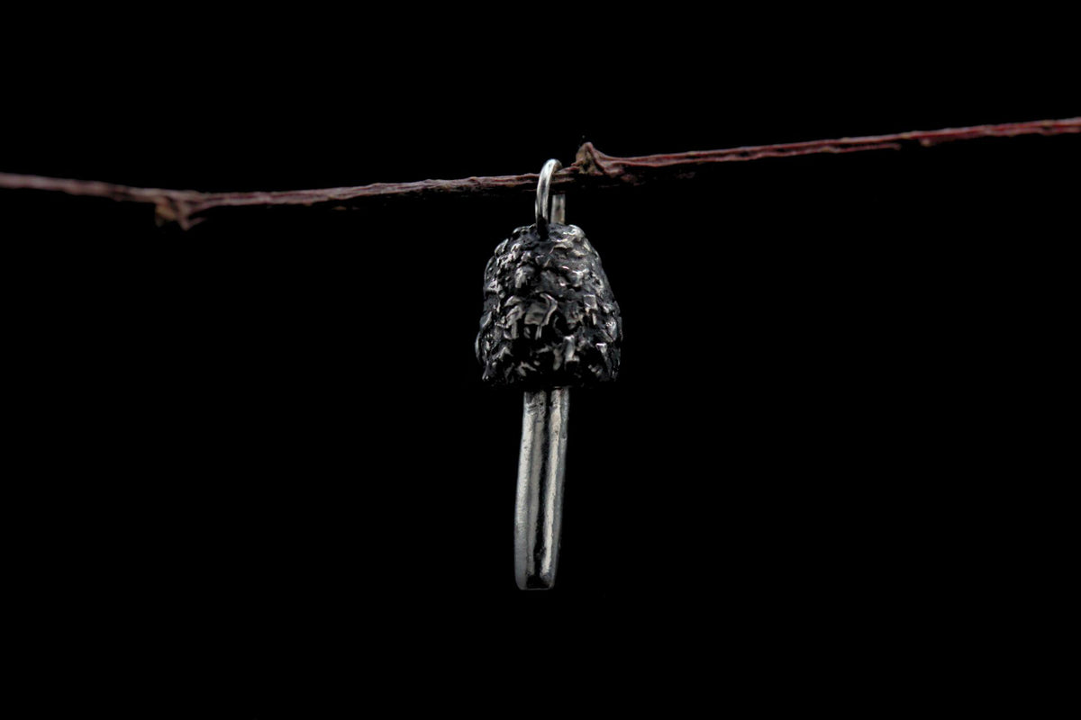Shaggy Inkcap Pendant #2