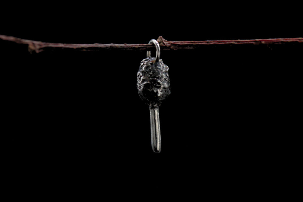 Shaggy Inkcap Pendant #1