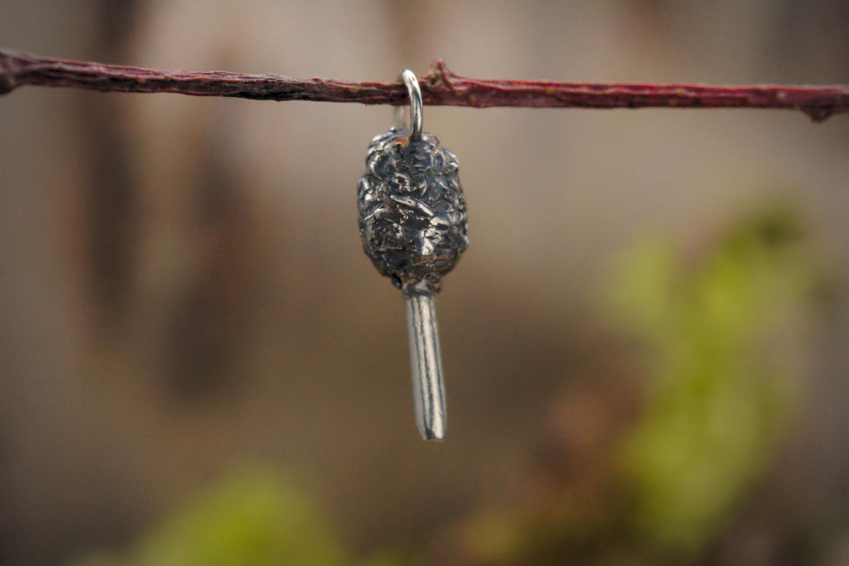 Shaggy Inkcap Pendant #1