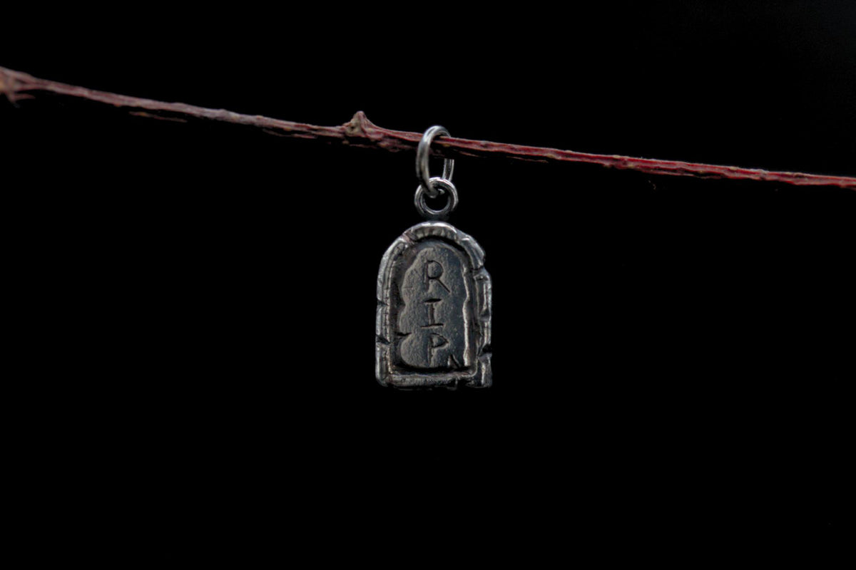 Spooky Tombstone Pendant