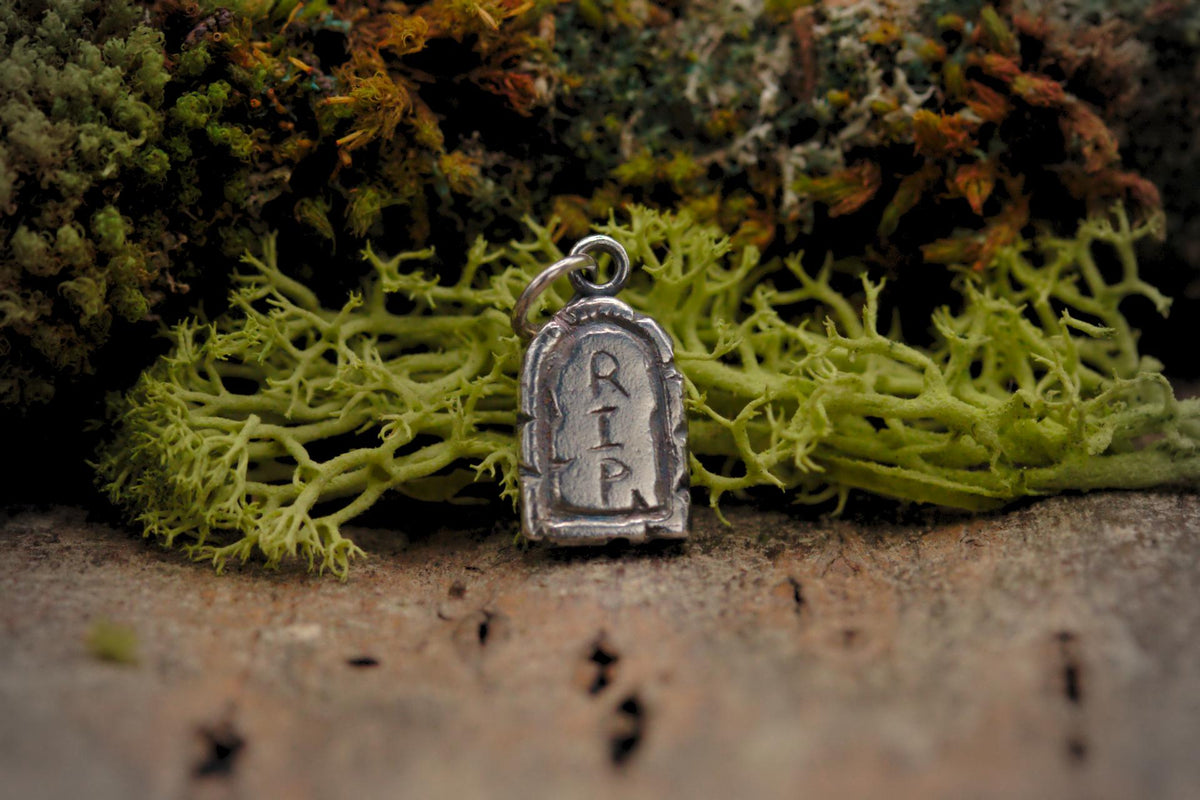 Spooky Tombstone Pendant