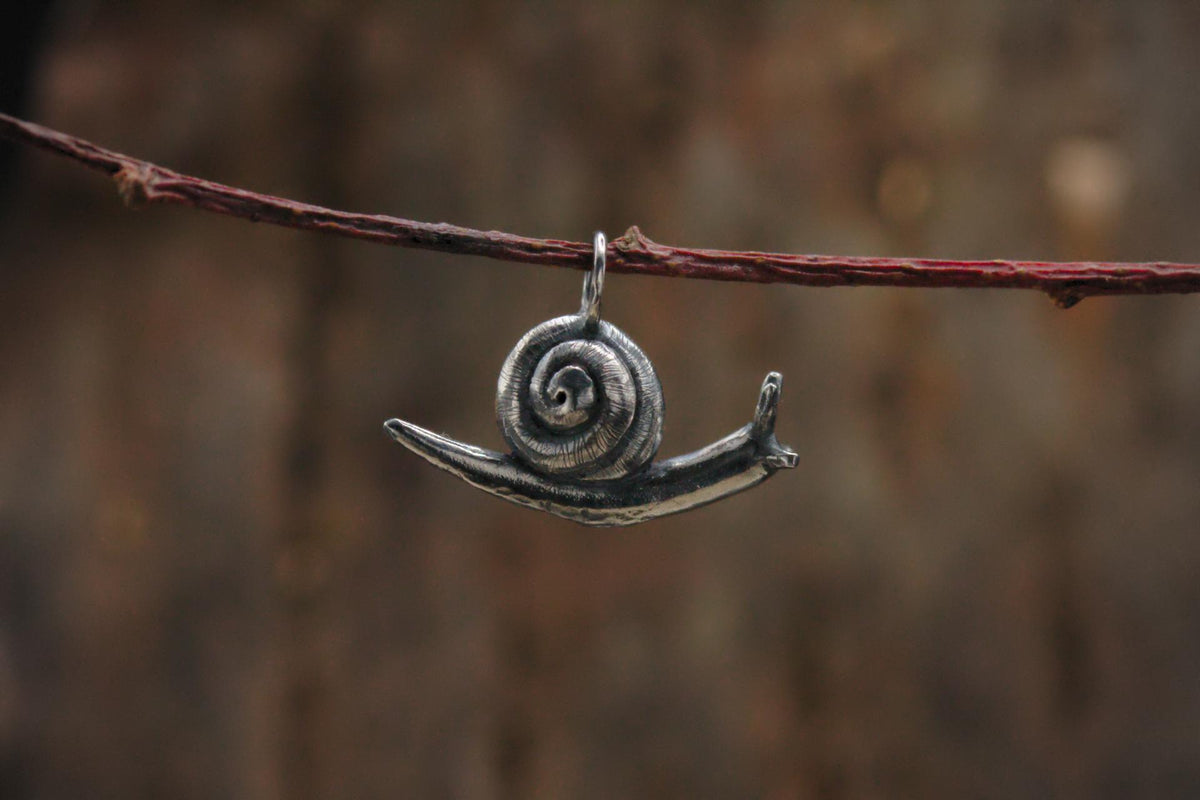 Curious Snail Pendant #3