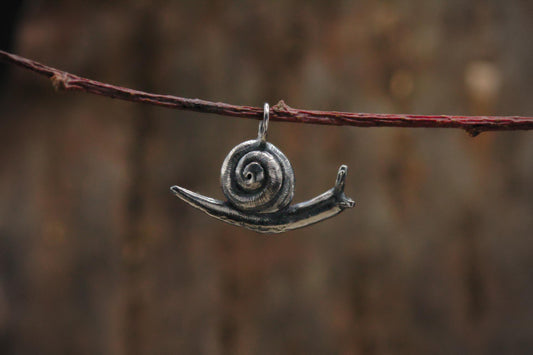 Curious Snail Pendant #3