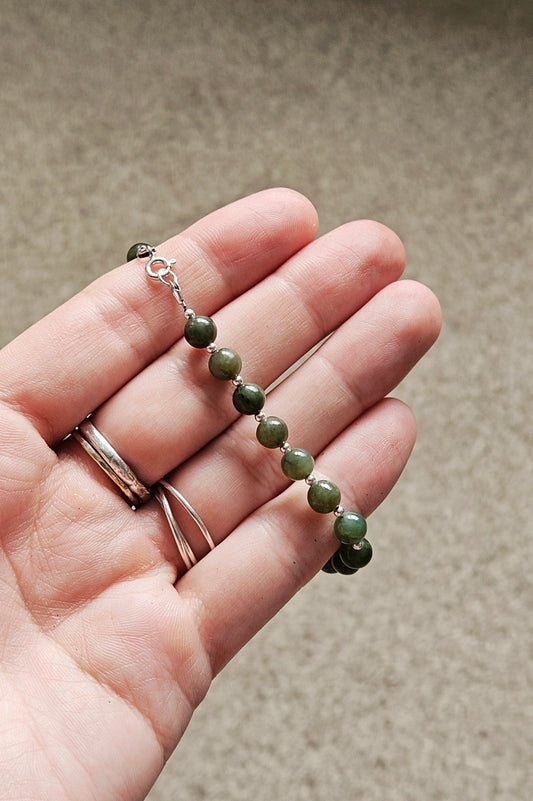 Gemstone Bracelet - Nephrite Jade