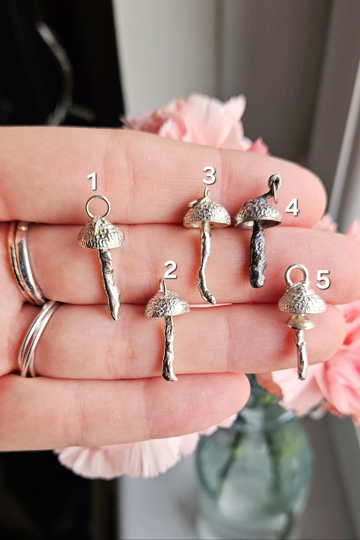 Acorn Fungi Pendants